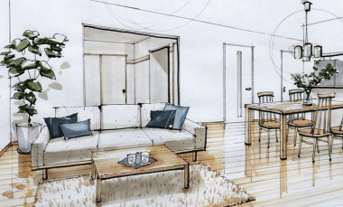  Построение угловой  перспективы